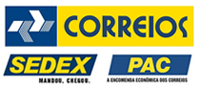 ENTREGA PELO CORREIOS - PAC E SEDEX